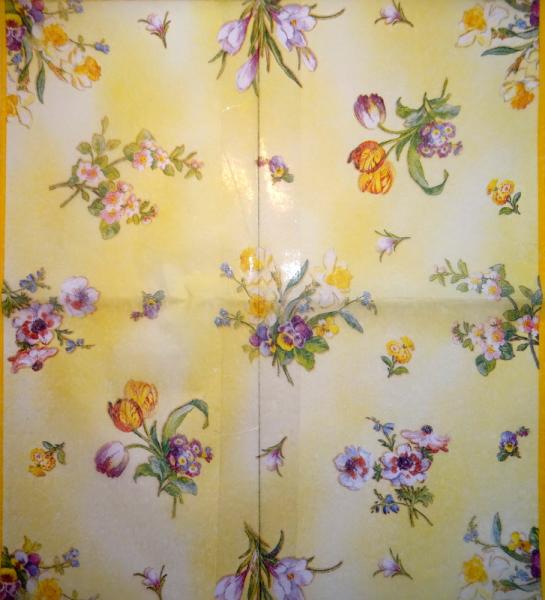 NAR-202 Daffodils - 1-ply (yellow/Banana Fibre) - Ihr - Table Runner 33x100cm